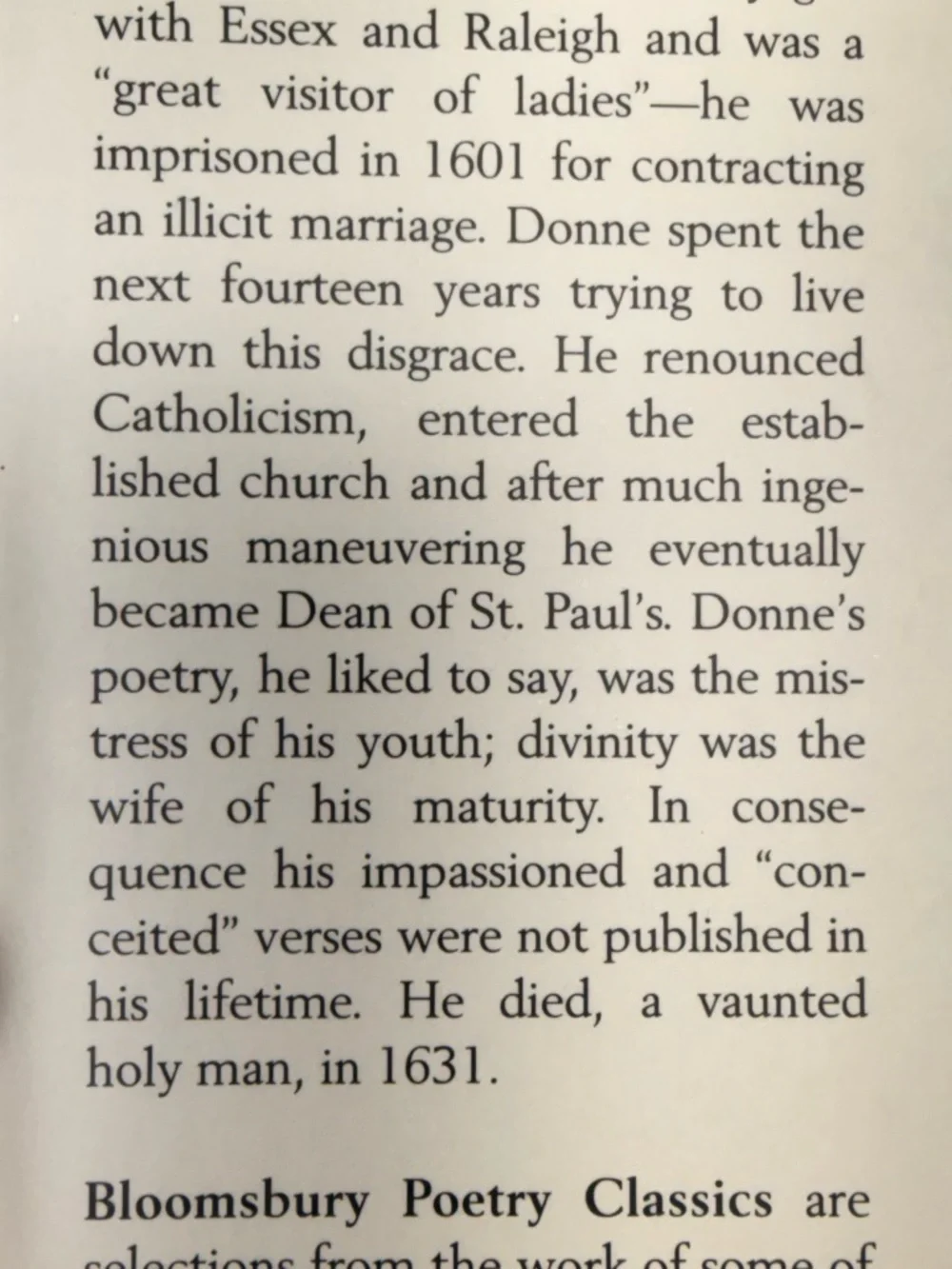 John Donne Selected Poems - Hardcover